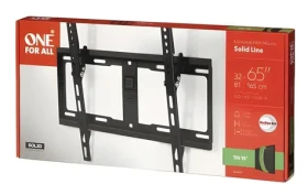 One For All WM4421 černá / Držák pro televize / 32-65" / naklápěcí 15° / VESA 400x400 / nosnost 100 kg (WM4421)