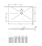 VILLEROY & BOCH - Subway Infinity Sprchová vanička, 750x900 mm, Anti-slip, alpská bílá 6229G201