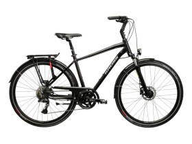 KROSS TRANS 7.0, rám 19" (M), model 2026, pneu 28", barva černá/růžová/lesk - ZDARMA dopravné, seřízení, odborná montáž a koš na zadní nosič! (Záruka nejlepší ceny. Nalezli jste někde lepší cenu? Napište nám a zkusíme ji trumfnout! )