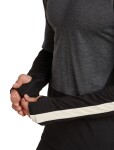 ICEBREAKER Mens 200 Oasis+ LS Half Zip Hood, Black/Jet Heather/Undyed/Cb velikost: M
