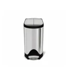 Simplehuman Pedálový odpadkový koš – 10 l / butterfly víko/ kartáčovaná nerez ocel/ FPP (CW1899)