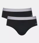 Pánské slipy GO ABC 2.0 Brief 2P BLACK černé 0004 SLOGGI BLACK