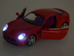 Mamido Kovové autíčko Alfa Romeo 8C Competizione 1:32 s efekty