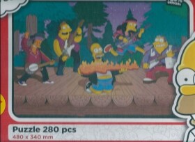Puzzle - Simpsonovi: Kapela - 280 dílků
