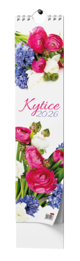 Nástěnný kalendář vázankový/kravata 2026 Baloušek - Kytice