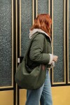 Taška přes rameno Reisenthel Moonbag Cord dark matcha