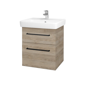 Dřevojas - Umyvadlová skříňka Q MAX SZZ2 55 - D17 Colorado / Úchytka T06 / D17 Colorado 197995H