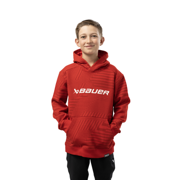 Mikina GRAPHIC STRIP Yth RED