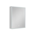 Zrcadlová skříňka s osvětlením SAT 45x60 cm kov hliník SATZGALED4560AL SATZGALED4560AL