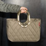 Nákupní taška Reisenthel Loopshopper M Frame Rhombus olive