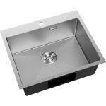 MEXEN - Solix ocelový dřez 1-bowl 600 x 500 mm, nerez HC 6408601000-01HC