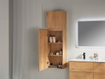 CERANO - Koupelnová skříňka vysoká Carole - dub medový - 45x150x34 CER-431647