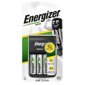 Energizer nabíječka - Base + 4xAA Universal 1300 mAh (7638900421422)