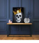 Antistresové omalovánky TSvetnoy TSvetnoy, LG232e, Diamond painting - diamantové malování, 40 x 50 cm, Lebka s korunou