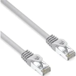Logo LAN kabel S/FTP Cat 6a šedý / Síťový kabel / RJ-45 / 10 m / 10 Gbit/s