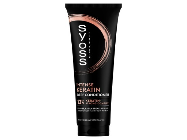 Syoss Intense Keratin hloubkový kondicionér pro křehké, snadno se lámající vlasy 250ml