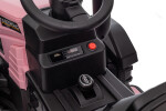 Mamido Dětský elektrický traktor s vlečkou 12V 7Ah růžový