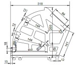NoName výklopný botník trojtý (11484)