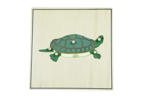 Moyo Montessori Moyo Montessori Puzzle s kostrou - želva
