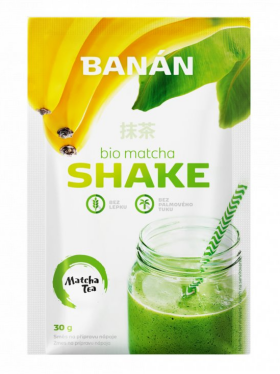 Matcha tea shake banán 30g AKCE
