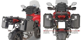 Plr7411Cam trubkový nosič Ducati Multistrada 1260 (18-20) pro hliníkové boční kufry Trekker Outback
