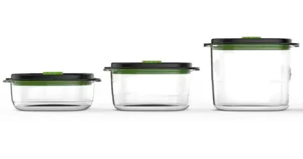 FoodSaver FFC026X / Vakuové dózy / 0,7 l, 1,2 l, 1,8 l / bez BPA (100001775834)