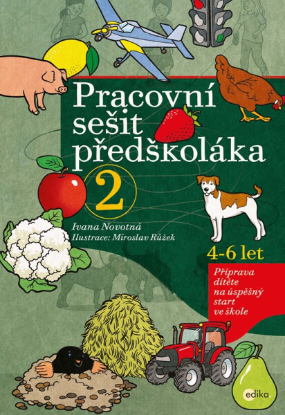 Pracovní sešit předškoláka 2, 4-6 let - Příprava dítěte na úspěšný start ve škole, 1. vydání - Ivana Novotná