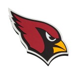 Cedule Arizona Cardinals NFL 3D Foam Logo