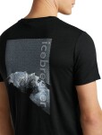 Pánské merino triko krátký rukáv ICEBREAKER Mens Merino 150 Tech Lite SS Tee Pure Altitude, Black velikost: S