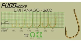 Fudo Hooks® Tanago / Háček / Velikost 10 / 16 ks