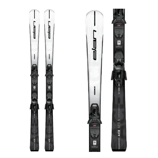 Sjezdové lyže Elan ACE SC3 S SX + EL 10.0 GW, Black délka: 160