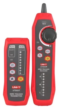 UNI-T UT683KIT / Lokátor kabelů / vysílač a přijímač / RJ11 do 3000 m / NCV (UT683KIT)