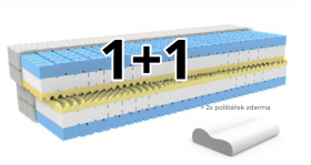 MPO Matrace Loreta 140x200 cm, 1+1 zdarma Potah matrace: Premium S propolisem