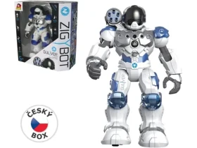 MaDe 01788 - Zigybot Robot policejní Guliver, 22 funkcí, modrá
