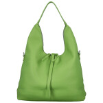 Módní dámská koženková kabelka na rameno Marixa, zelená