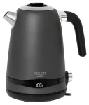 Adler AD 1295 šedá / Rychlovarná konvice / 2200 W / 1.7 L / teplota 40-100 °C (AD 1295g)