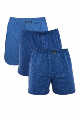 BOXERKY COMFORT 3-PACK 435 modrá M