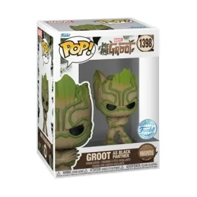 Funko POP! Groot as black panther (We Are Groot) (Marvel) Special Edition