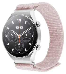 FIXED Nylonový řemínek Sporty Strap 18mm růžově zlatý / Řemínek / Nylon / Quick Release / 16-21 cm (FIXNST2-18MM-ROGD)