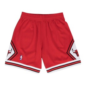 Mitchell & Ness Pánské kraťasy Chicago Bulls NBA 1997-98 Swingman Shorts - Červená Velikost: M