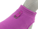 Fleece mikina pro psa s poutkem Barva: Zelená, Délka zad (cm): 31, Obvod hrudníku: 42 - 48 cm