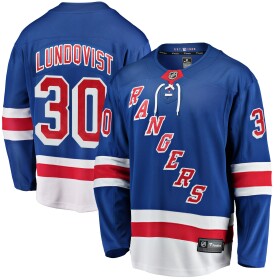 Fanatics Dětský dres New York Rangers # 30 Henrik Lundqvist Breakaway Home Jersey Velikost: L/XL