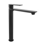 RAV Slezák - NIL - Umyvadlová vysoká baterie bez výpusti, Černá - matná, 3,8" NL130.0CMAT