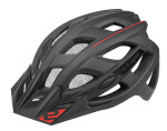 Cyklistická přilba na kolo ETAPE Escape, barva černá/červená mat (velikost S/M pro obvod hlavy 55-58 cm)