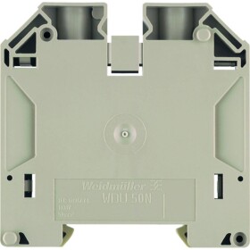 W-Series, Feed-through terminal, Rated cross-section: 50 mm², Screw connection, Direct mounting, Dark Beige WDU 50N 1820840000-10 Weidmüller 10 ks