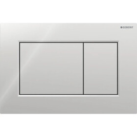 Geberit ovládací tlačítko SIGMA01 SQUARE chrom lesk HRANATÉ plast 115.660.21.1