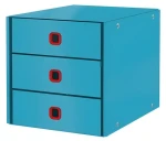 Leitz ClickStore Cosy (3 zásuvky) klidná modrá / Zásuvkový box / Karton / 286 x 282 x 358 mm (53680061)