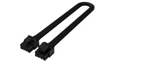 SilverStone Kabel 8-pin ATX 4+4-pin 35 cm černá / pro modulární zdroje SilverStone (SST-PP06BE-EPS35)