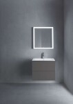 DURAVIT - L-Cube Umyvadlová skříňka 55x62x48 cm, 2 zásuvky, grafit mat LC624004949