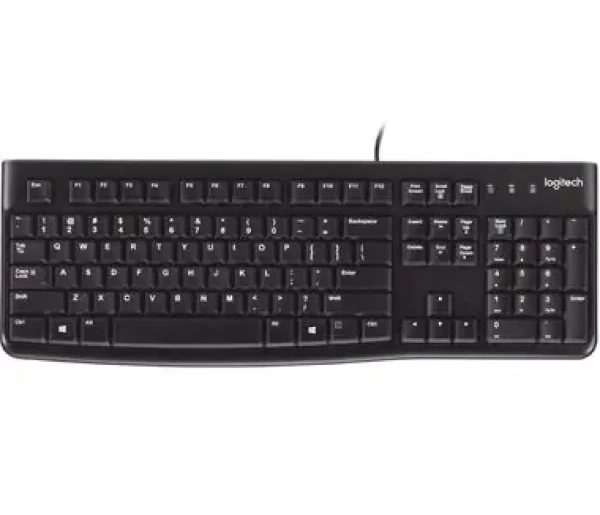 Logitech K120 / Klávesnice / USB / Pan Nordic / černá (920-002528)